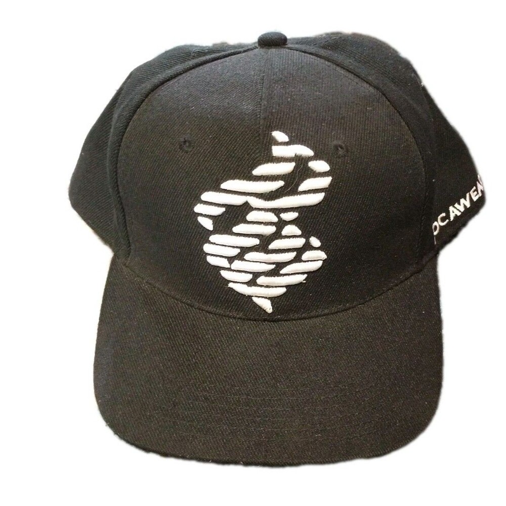 Vintage Rocawear Black Cap Hipster Hip Hop Streetwear Casual